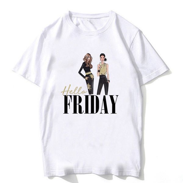 summer hello friday letter print vogue t-shirt women men vintage clothes 90s aesthetic harajuku funny t shirts tee shirt 
summer hello friday letter print vogue t-shirt women men vintage clothes 90s aesthetic harajuku funny t shirts tee shirt