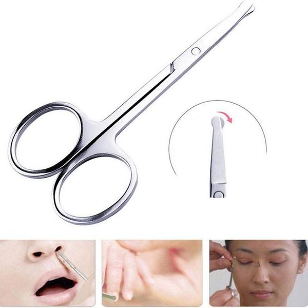 1pc nasal hair scissors rounded curved safety stainless steel portable vibrissa scissors nose hair trimmer eyebrow
1pc nasal hair scissors rounded curved safety stainless steel portable vibrissa scissors nose hair trimmer eyebrow