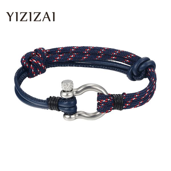 charm bracelets yizizai wholesale anchor sport camping parachute cord men women with stainless steel buckle summer style, Golden;silver
charm bracelets yizizai wholesale anchor sport camping parachute cord men women with stainless steel buckle summer style, Golden;silver