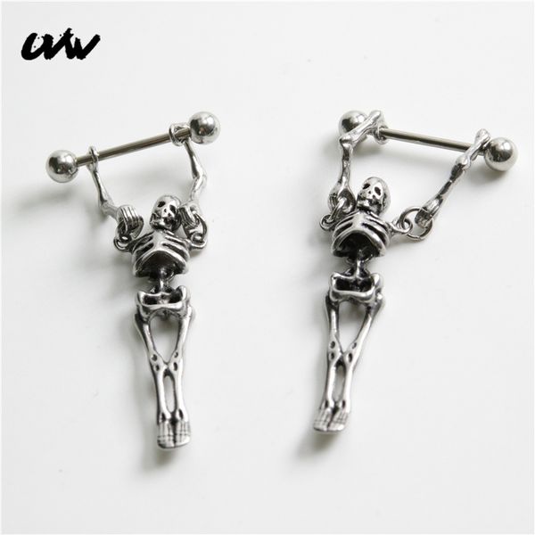 dangle & chandelier uvw425 1pc trendy punk gothic stainless steel skull earrings multi-use piercing jewelry, Silver
dangle & chandelier uvw425 1pc trendy punk gothic stainless steel skull earrings multi-use piercing jewelry, Silver