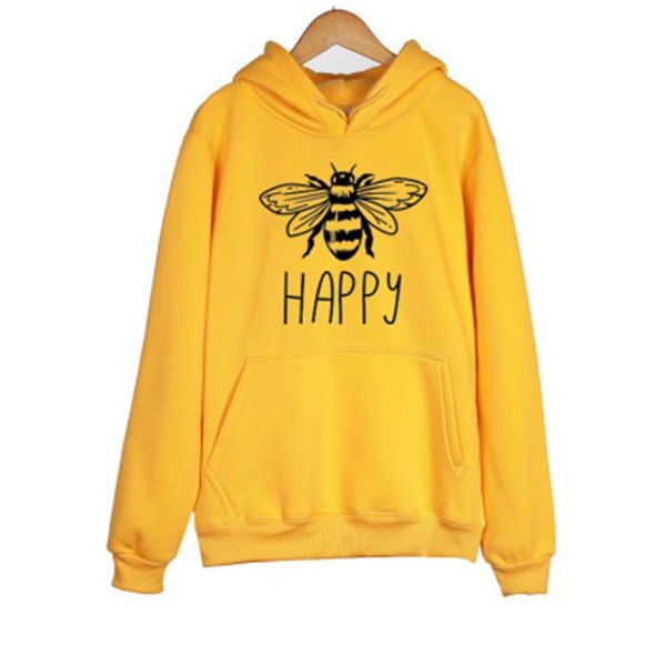 bee kind happy women hoodies fashion trend fleece long sleeve designer new female printing bee hoodies sweatshirts clothing, Black
bee kind happy women hoodies fashion trend fleece long sleeve designer new female printing bee hoodies sweatshirts clothing, Black