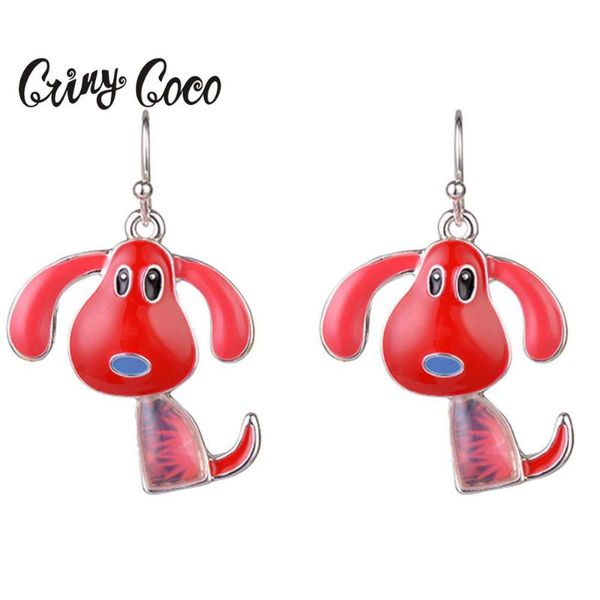 dangle & chandelier cring coco red enamel dog cartoon jewelry hanging drop earing small fashion 2021 korean earrings for women kids, Silver
dangle & chandelier cring coco red enamel dog cartoon jewelry hanging drop earing small fashion 2021 korean earrings for women kids, Silver