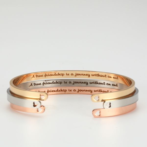bangle 10pcs diy letter bracelet jewelry inspirational lettering a true friendship is journey without an, Black
bangle 10pcs diy letter bracelet jewelry inspirational lettering a true friendship is journey without an, Black
