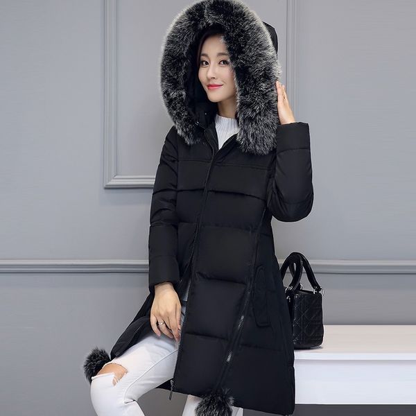 winter padded jacket women korean version thick mid-length large size hooded a-line cloak type padded jacket fashion jacket, Black
winter padded jacket women korean version thick mid-length large size hooded a-line cloak type padded jacket fashion jacket, Black