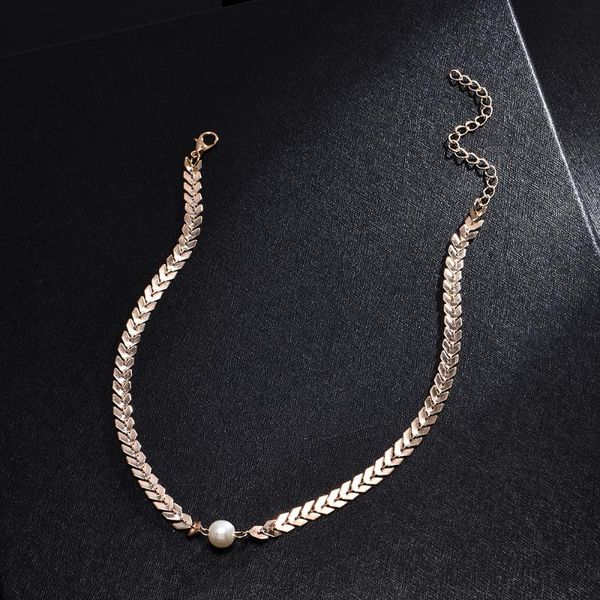 золото цвет металла pearl choker ожерелья fishbone цепи простые ювелирные изделия collana kolye bijoux collares mujer collier femme, Golden;silver
золото цвет металла pearl choker ожерелья fishbone цепи простые ювелирные изделия collana kolye bijoux collares mujer collier femme, Golden;silver