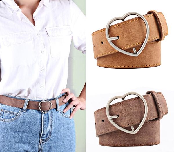 make old women belt fashion heart buckle imitation leather pin buckle women's belt youth students heart wide, Black;brown
make old women belt fashion heart buckle imitation leather pin buckle women's belt youth students heart wide, Black;brown