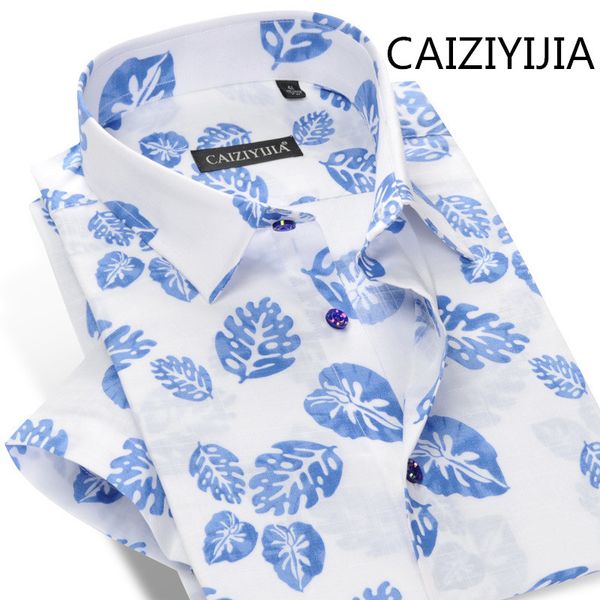 men's casual shirts caiziyijia 2021 summer leaves printed shirt for men camisas social masculina male silm fit short sleeve dress, White;black
men's casual shirts caiziyijia 2021 summer leaves printed shirt for men camisas social masculina male silm fit short sleeve dress, White;black
