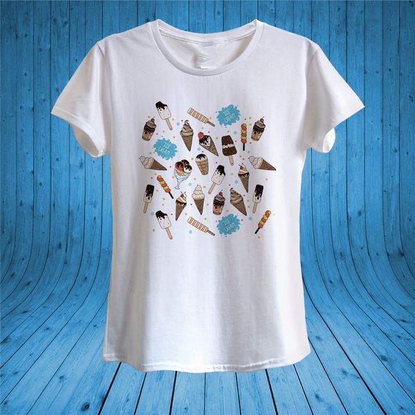 ice cream ice lolly popsicle doodle summer t - shirt 100% cotton women cool tee shirt
ice cream ice lolly popsicle doodle summer t - shirt 100% cotton women cool tee shirt