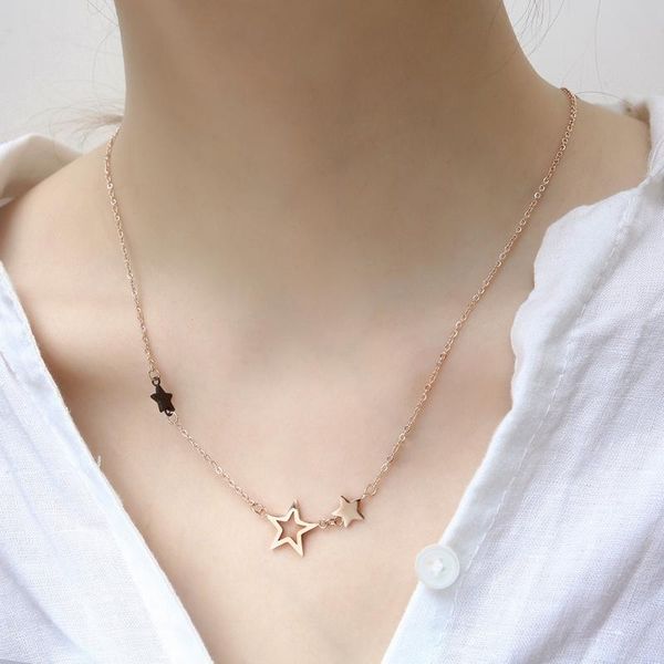 pendant necklaces sainmax trendy necklace for women star good daily dressing decoration titanium fashion jewelry, Silver
pendant necklaces sainmax trendy necklace for women star good daily dressing decoration titanium fashion jewelry, Silver