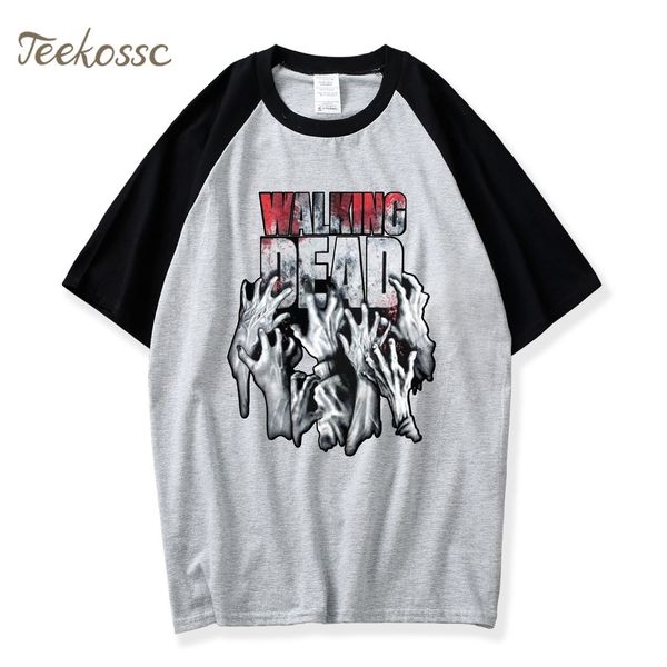 the walking dead t shirt 2018 new summer fashion raglan t shirt men terror cotton loose fit men's t-shirt streetwear
the walking dead t shirt 2018 new summer fashion raglan t shirt men terror cotton loose fit men's t-shirt streetwear