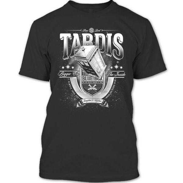 time lord tardis bigger on the inside t shirt tardis doctor who t shirt
