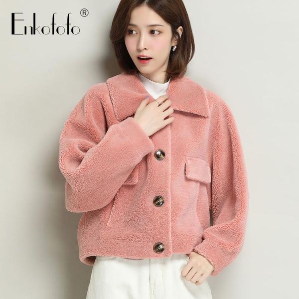 women's fur & faux elegant coat women 2021 autumn winter warm soft single buttons jacket female plush overcoat pocket casual outwear, Black
women's fur & faux elegant coat women 2021 autumn winter warm soft single buttons jacket female plush overcoat pocket casual outwear, Black