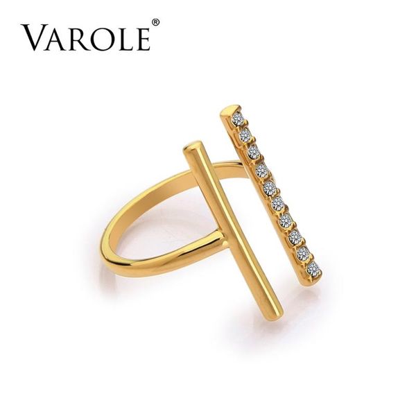 varole parallel lines midi knunkle ring shining crystal gold color rings for women jewelry wholesale anel, Golden;silver
varole parallel lines midi knunkle ring shining crystal gold color rings for women jewelry wholesale anel, Golden;silver