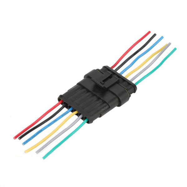 car waterproof electrical plug connector 18awg with 10cm wire terminal 6pin hid
car waterproof electrical plug connector 18awg with 10cm wire terminal 6pin hid
