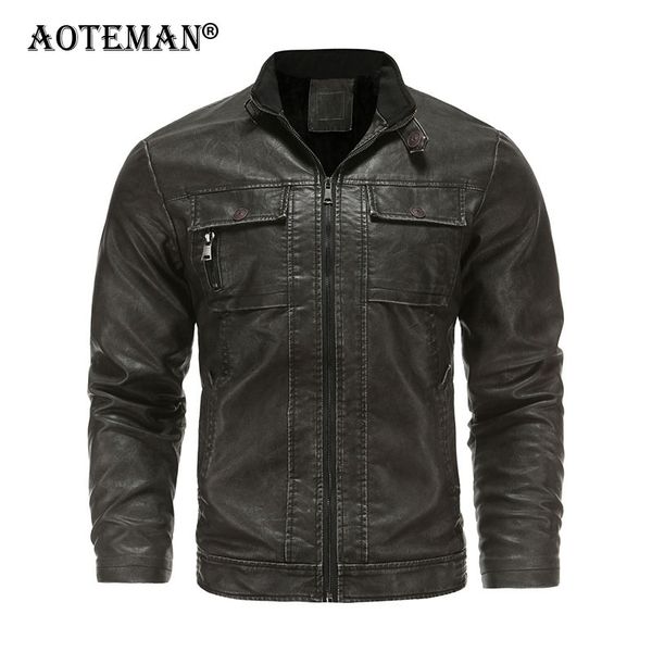 men pu jackets leather coat motorcycle jacket windbreaker winter autumn men's clothing solid male outwear 6xl lm019, Black
men pu jackets leather coat motorcycle jacket windbreaker winter autumn men's clothing solid male outwear 6xl lm019, Black