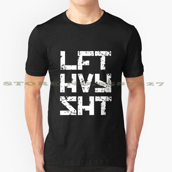 lft hvy sht - версия 2 - белое лето смешно тенниска для мужчин, женщин