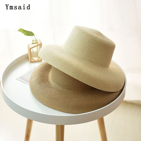 wide brim hats women sun hat summer straw 2021 hepburn natural black fashion foldable beach boater cap, Blue;gray
wide brim hats women sun hat summer straw 2021 hepburn natural black fashion foldable beach boater cap, Blue;gray