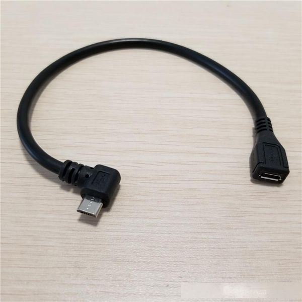 10pcs/lot 90 degree left angle micro usb 5pin male to micro usb 5pin female extension data charge power cable 25cm 
10pcs/lot 90 degree left angle micro usb 5pin male to micro usb 5pin female extension data charge power cable 25cm