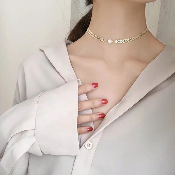 золотое ухо pearl высокого класса простой браслет женский личности ожерелье ключицы, Silver
золотое ухо pearl высокого класса простой браслет женский личности ожерелье ключицы, Silver