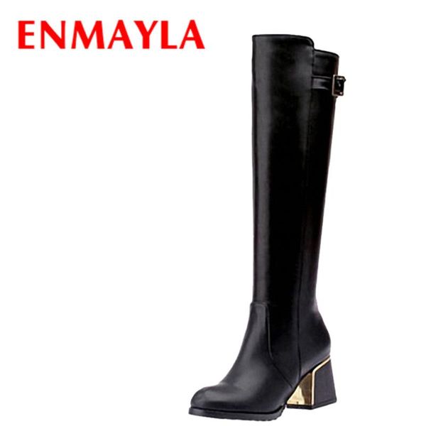 boots enmayla autumn winter chunky heels knee for women high buckle shoes woman motorcycle black
boots enmayla autumn winter chunky heels knee for women high buckle shoes woman motorcycle black