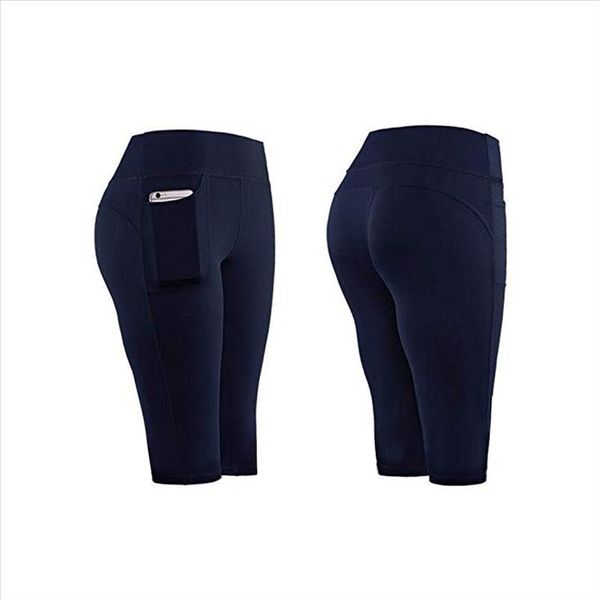women high waist out pocket leggings short running athletic pants gym sports leggings sport women fitness amp;d, Black
women high waist out pocket leggings short running athletic pants gym sports leggings sport women fitness amp;d, Black