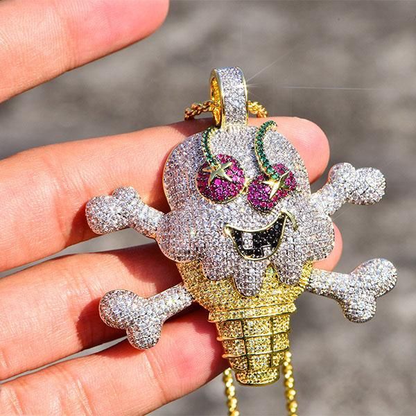 Corsair Skull Skeleton Pendant Necklace Iced Out Bling Cubic Zircon Hip Hop Gold Silver Color For Men Charms Chain Jewelry
Corsair Skull Skeleton Pendant Necklace Iced Out Bling Cubic Zircon Hip Hop Gold Silver Color For Men Charms Chain Jewelry