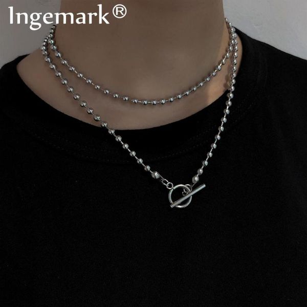 goth cuban beaded choker necklace steampunk men punk minimalism stainless steel circle lariat long chain necklaces women jewelry, Silver
goth cuban beaded choker necklace steampunk men punk minimalism stainless steel circle lariat long chain necklaces women jewelry, Silver