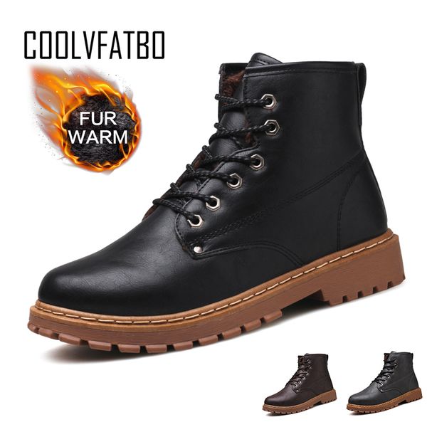 coolvfatbowarm winter ankle boots men casual shoes lace-up autumn leather waterproof work tooling mens boots army botas, Black
coolvfatbowarm winter ankle boots men casual shoes lace-up autumn leather waterproof work tooling mens boots army botas, Black