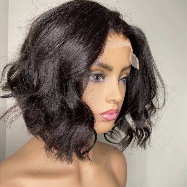 lace wigs glueless front 8"-10" short wave middle part human hair for women remy brazilian wavy, Black;brown
lace wigs glueless front 8"-10" short wave middle part human hair for women remy brazilian wavy, Black;brown