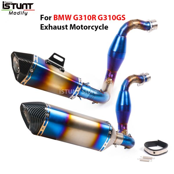 g310 motorcycle full system exhaust escape modified muffler front connection link pipe db killer slip-on for g310r g310gs
g310 motorcycle full system exhaust escape modified muffler front connection link pipe db killer slip-on for g310r g310gs