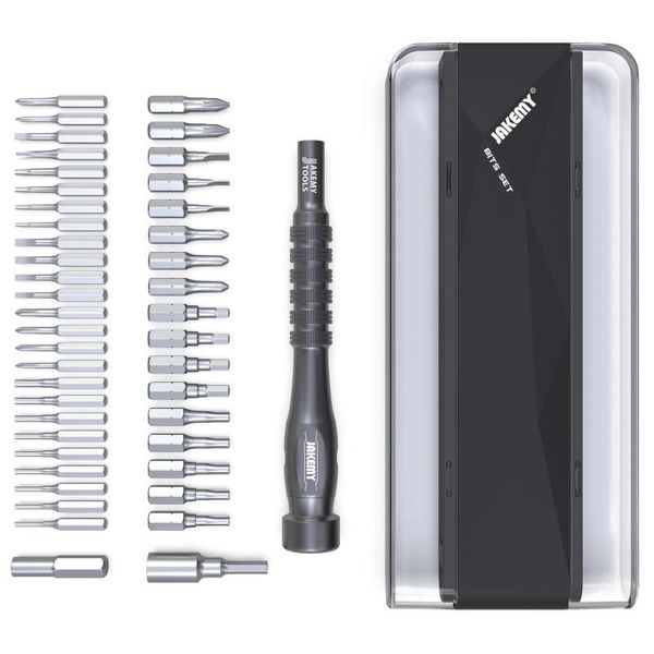 jakemy precision screwdriver set 45 in 1 torx cross screw driver magnetic bit sets for mobile phone opening repair tool
jakemy precision screwdriver set 45 in 1 torx cross screw driver magnetic bit sets for mobile phone opening repair tool