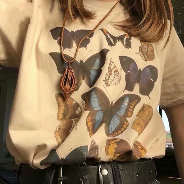 women's t-shirt casual women harajuku butterfly print loose streetwear t shirt fashion tshirt xs-xxl, White
women's t-shirt casual women harajuku butterfly print loose streetwear t shirt fashion tshirt xs-xxl, White