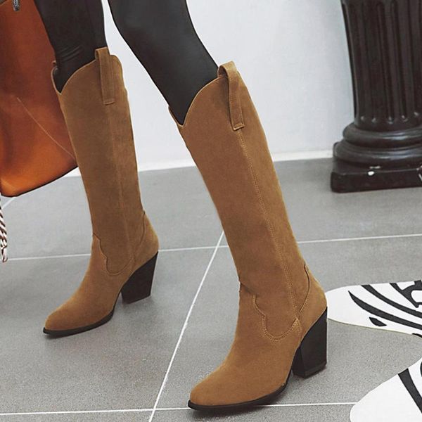 sarairis 2020 plus size 43 dropship chunky high heel retro woman shoes knee high boots women western boots female shoes, Black
sarairis 2020 plus size 43 dropship chunky high heel retro woman shoes knee high boots women western boots female shoes, Black