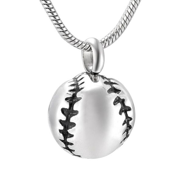 ijd9908 stainless steel baseball cremation memorial pendant for ashes urn tender hanging pet human keepsake necklace jewelry, Silver
ijd9908 stainless steel baseball cremation memorial pendant for ashes urn tender hanging pet human keepsake necklace jewelry, Silver