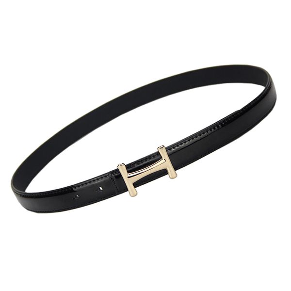 feecolor women waist belt slender pants dress waistbands with letter h style metal buckles pu leather thin belts solid color, Black;brown 
feecolor women waist belt slender pants dress waistbands with letter h style metal buckles pu leather thin belts solid color, Black;brown