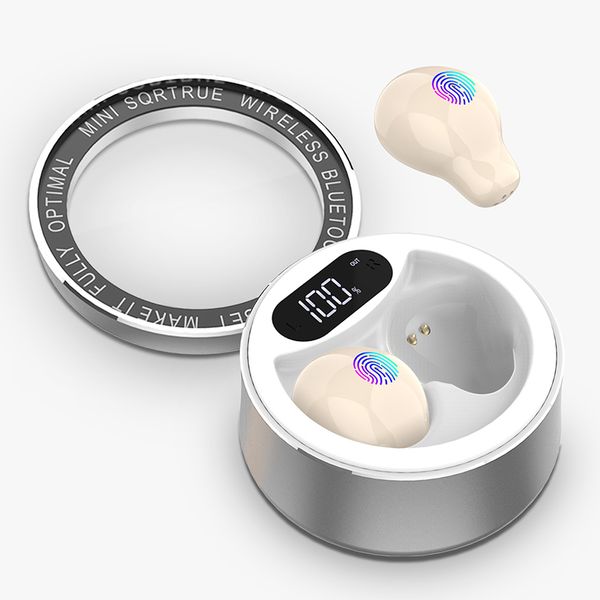 sqrmini x26 ultra mini wireless earphone hidden small bluetooth headset touch control earbud with led power display
sqrmini x26 ultra mini wireless earphone hidden small bluetooth headset touch control earbud with led power display
