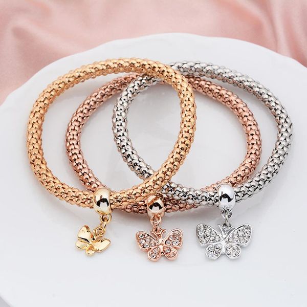 link, chain crystal butterfly pendant bracelet 3 women charm pulturiras fashion multi-layer wild jewelry gift party y40, Black
link, chain crystal butterfly pendant bracelet 3 women charm pulturiras fashion multi-layer wild jewelry gift party y40, Black