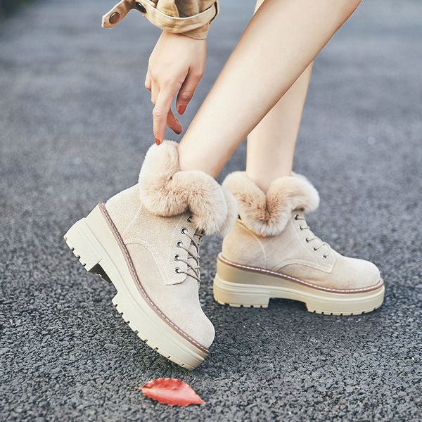 genuine leather ankle boots women fur shoes 2020 winter new fur casual high snow boots black female
genuine leather ankle boots women fur shoes 2020 winter new fur casual high snow boots black female