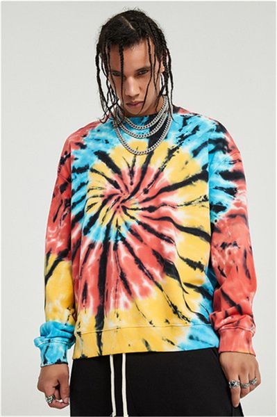 tie dyed mens desinger hoodies hip hop street style long sleeve o neck loose sweatshirt mens clothing, Black
tie dyed mens desinger hoodies hip hop street style long sleeve o neck loose sweatshirt mens clothing, Black