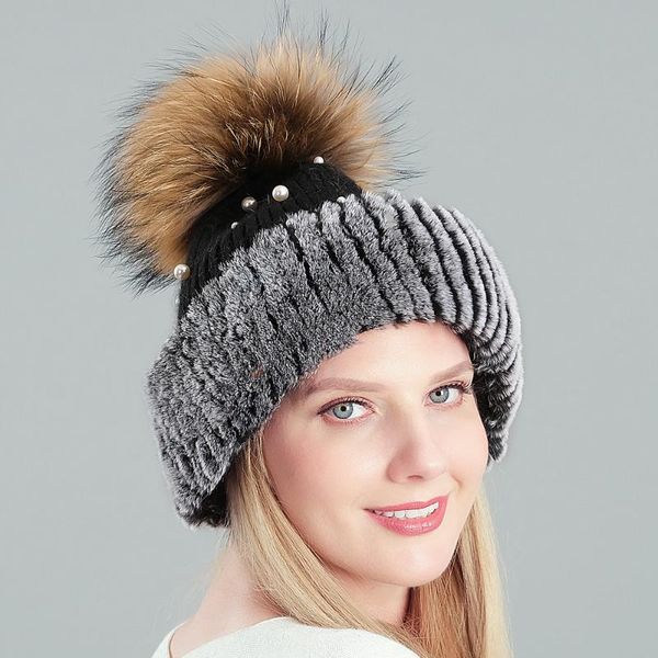 beanie/skull caps real fur pom hats for women knitted beanies with pearl women's winter girls rex hair lady hat, Blue;gray
beanie/skull caps real fur pom hats for women knitted beanies with pearl women's winter girls rex hair lady hat, Blue;gray