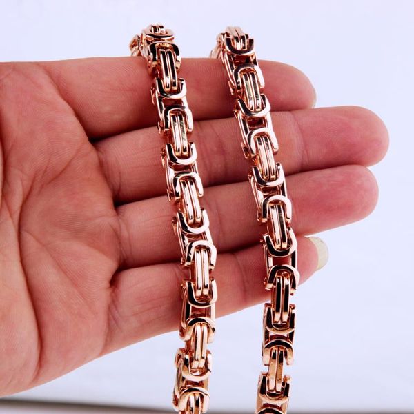 chains men's gold chain necklace or bracelet 7-40" male women rose color stainless steel byzantine for men jewelry, Silver
chains men's gold chain necklace or bracelet 7-40" male women rose color stainless steel byzantine for men jewelry, Silver
