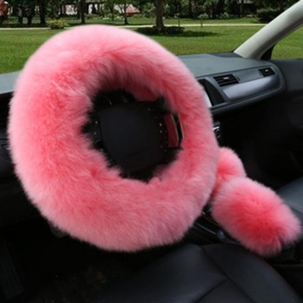 car wool steering wheel cover handbrake cover artificial wool super soft and luxurious keep warm in winter 3pcs/set
car wool steering wheel cover handbrake cover artificial wool super soft and luxurious keep warm in winter 3pcs/set