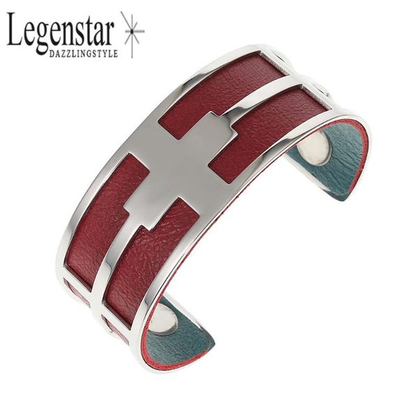legenstar cross bangles for women stainless steel bracelets bijoux manchette femme leather bracelet argent pulseir, Black
legenstar cross bangles for women stainless steel bracelets bijoux manchette femme leather bracelet argent pulseir, Black