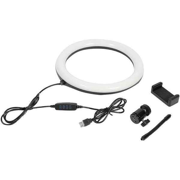 pgraphy led selfie ring light 26cm three-speed stepless lighting dimmable with cradle head for makeup video live studio
pgraphy led selfie ring light 26cm three-speed stepless lighting dimmable with cradle head for makeup video live studio