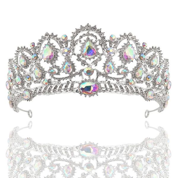 ab кристалл женщины диадемы vintage silver цвет rhinestone pageant коронки барокко свадебные аксессуары для волос, Golden;silver
ab кристалл женщины диадемы vintage silver цвет rhinestone pageant коронки барокко свадебные аксессуары для волос, Golden;silver