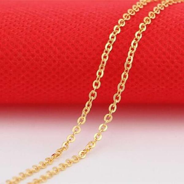 pure solid 999 24k yellow gold necklace women's o shape link necklace chain m clasp p6275, Silver
pure solid 999 24k yellow gold necklace women's o shape link necklace chain m clasp p6275, Silver
