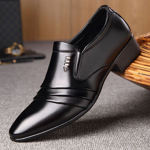 business men's dress shoes fashion elegant formal wedding shoes men slip on office oxford for men black 2020 new
business men's dress shoes fashion elegant formal wedding shoes men slip on office oxford for men black 2020 new