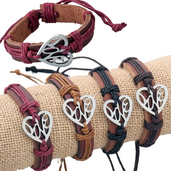 fashion jewelry 2020 new alloy peach heart pendant leather bracelet handmade retro bracelet wholesale accessories, Golden;silver
fashion jewelry 2020 new alloy peach heart pendant leather bracelet handmade retro bracelet wholesale accessories, Golden;silver