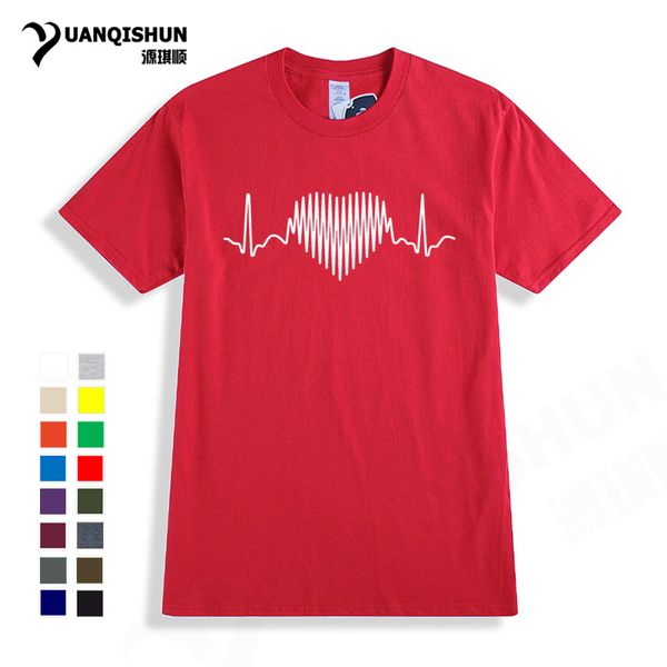 16 colors cotton short sleeves tee heartbeat pulse love heart print t-shirt funny design harajuku trend
16 colors cotton short sleeves tee heartbeat pulse love heart print t-shirt funny design harajuku trend