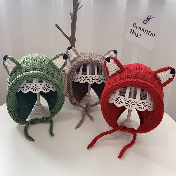 children's thick warm knitted hat big eyes cartoon autumn new baby hat beanie, Blue;gray
children's thick warm knitted hat big eyes cartoon autumn new baby hat beanie, Blue;gray